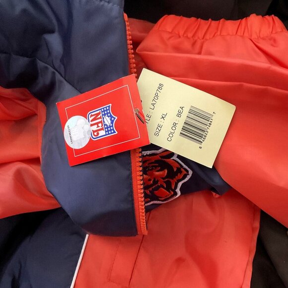 CHICAGO BEARS GAME JACKET AND PANTS VINTAGE 90'S XL - Picture 12 of 14